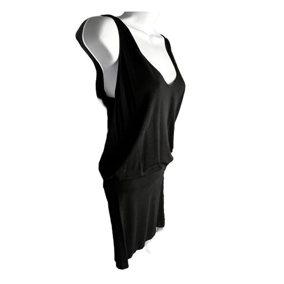 Timeless Black Women's Sleeveless Scoop Neck Blouson Dress Black One Size NWT - Picture 2 of 7